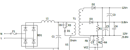 图4.评估板AP3917B EV3电路图