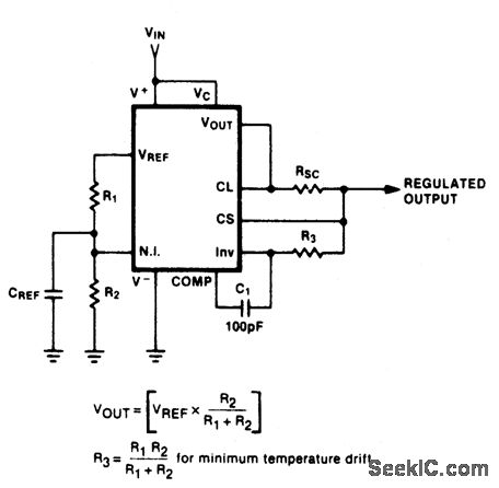 低压调节器（输出电压从2V 到7V）