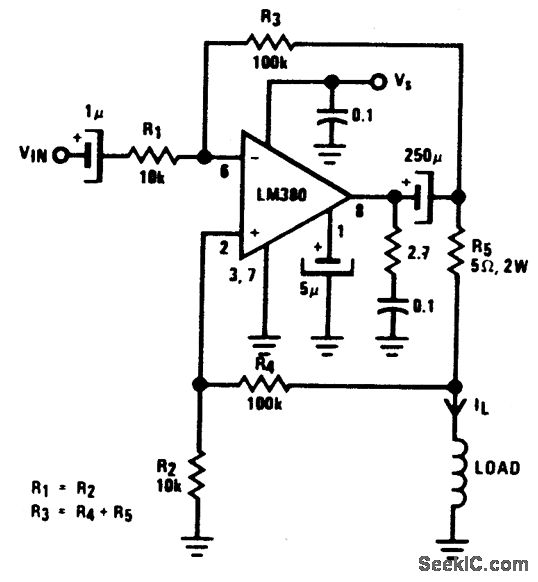 电源电压-电流转换器