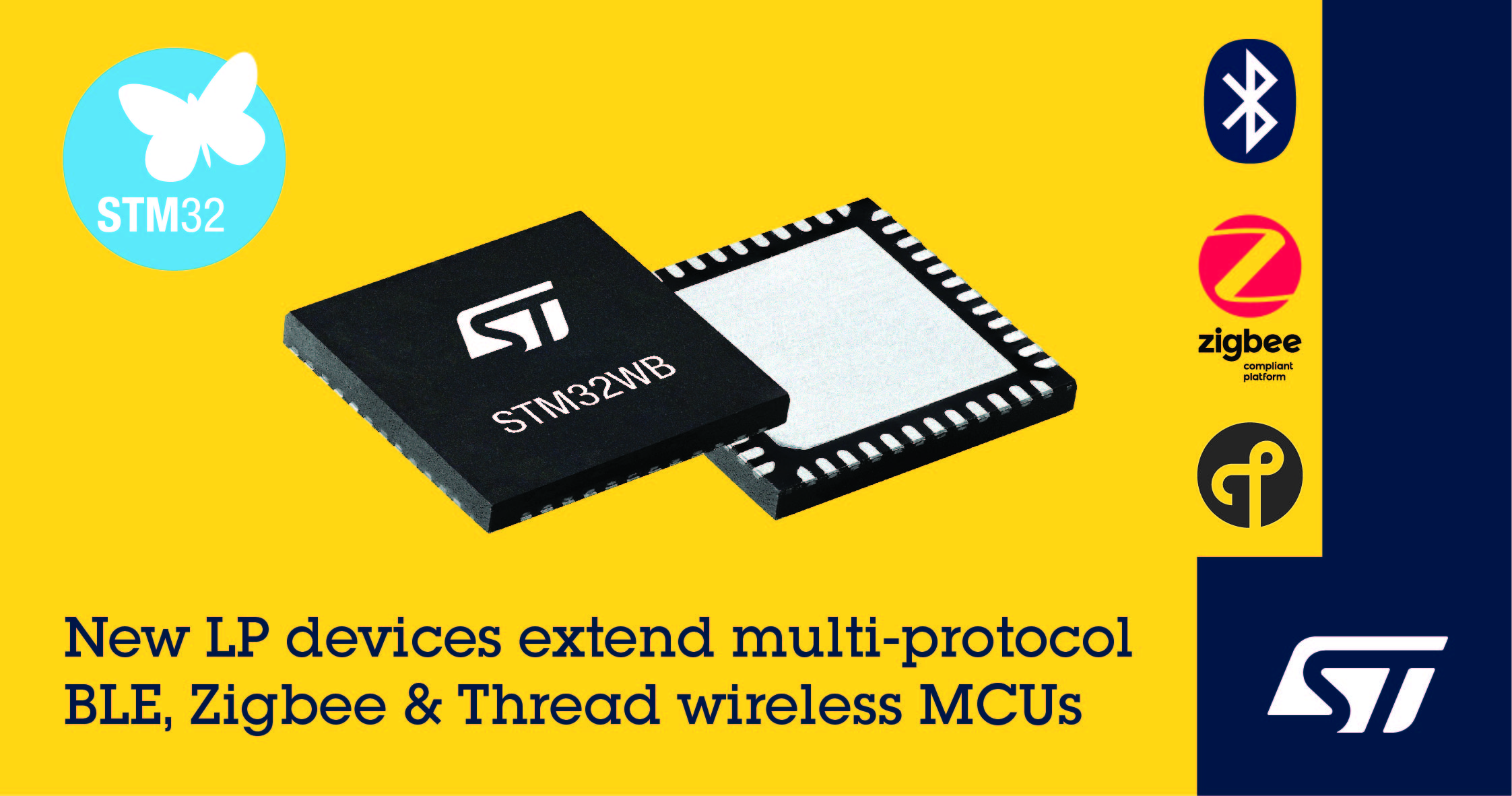 ST新闻稿2020年10月22日——意法半导体STM32WB双核无线MCU系列推出新产品线，支持Bluetooth® LE 5.0、Zigbee® 3.0和Thread连接.jpg