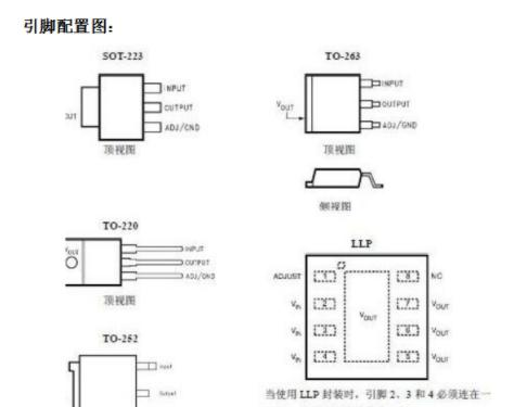 1117芯片引脚图图片