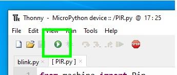 基于Raspberry Pi Pico的GPIO引脚使用运动传感器