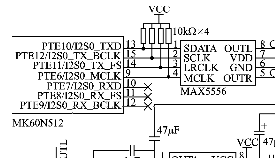 基于Kinetis微控制器和16位／24位MAX5556的立体声音频接口设计