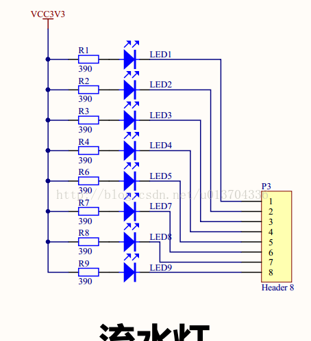 stm32流水灯程序