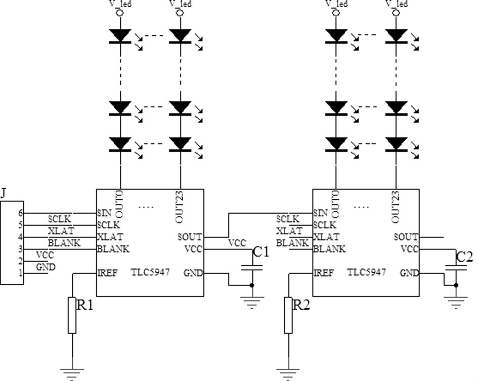 图3 背光源驱动电路