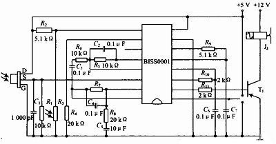 图3 释热电红外传感器结构