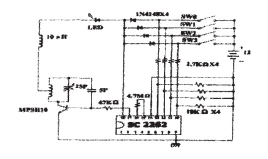 图3无线电发送器SC2262.