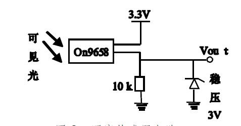 图3 照度传感器电路