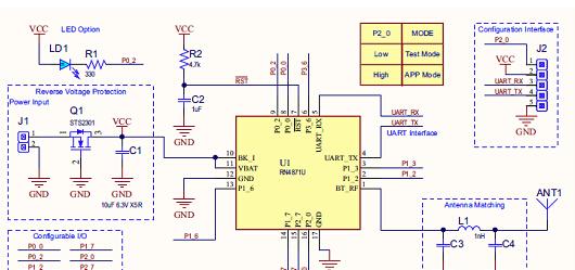 基於microchip公司的rn487x系列藍牙低功耗模塊應用方案