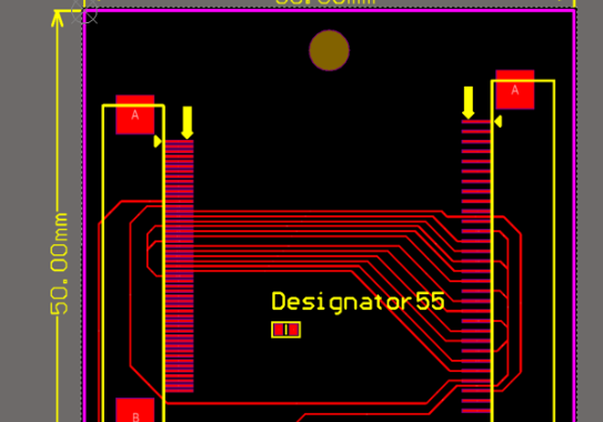 有线电视机软排线板电路设计方案(原理图 pcb源文件)