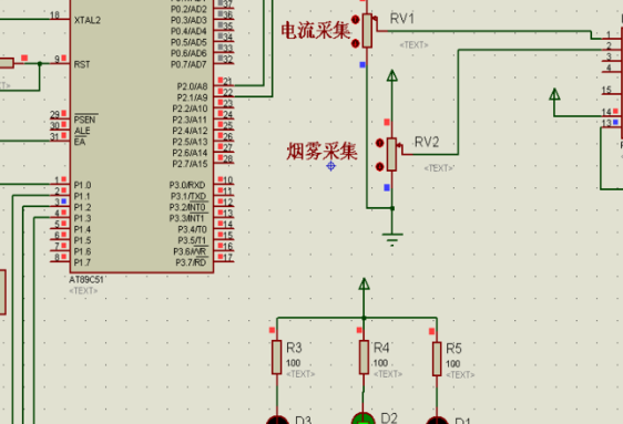 電路mq135 溫度檢測電路ds18b20 電流傳感器acs712電路 led燈電路組成