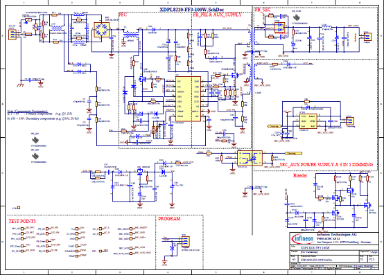 参考设计REF-XDPL8220-U100W电路图