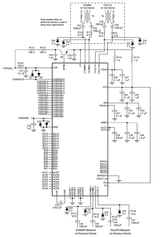 bq76PL455A-Q1另一器件电路图