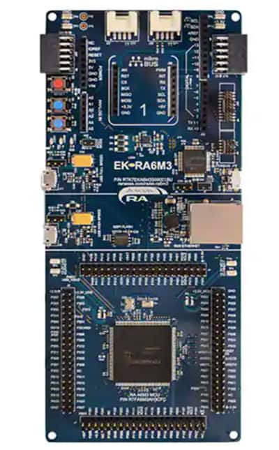 Renesas 的 RA6M3 处理器适用的 EK-A6M3 开发板图片