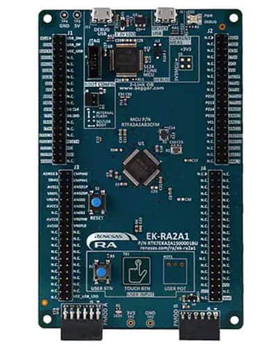 Renesas EK-RA2A1 开发板图片